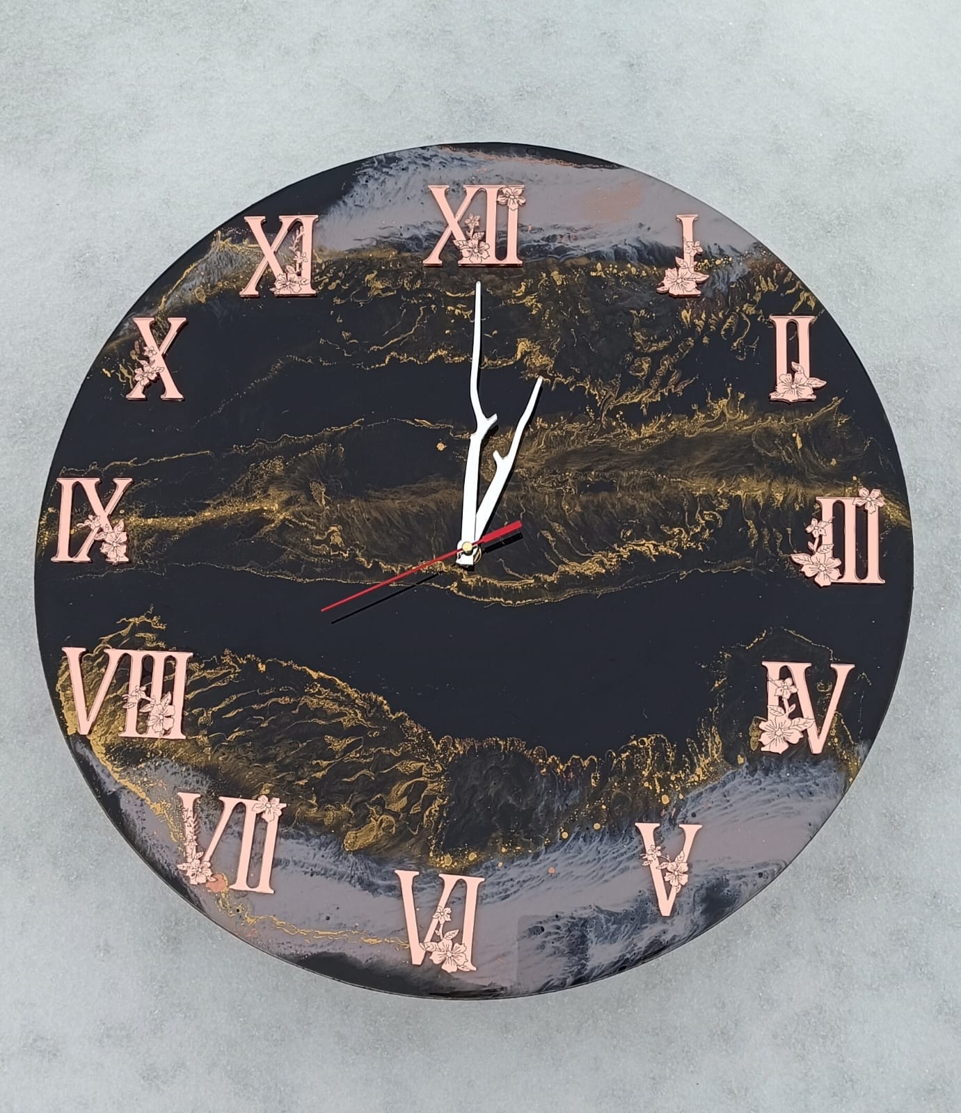 Nástěnné hodiny "Zlaté vlny"