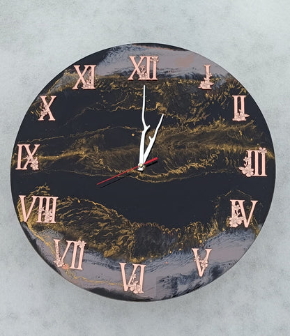 Nástěnné hodiny "Zlaté vlny"