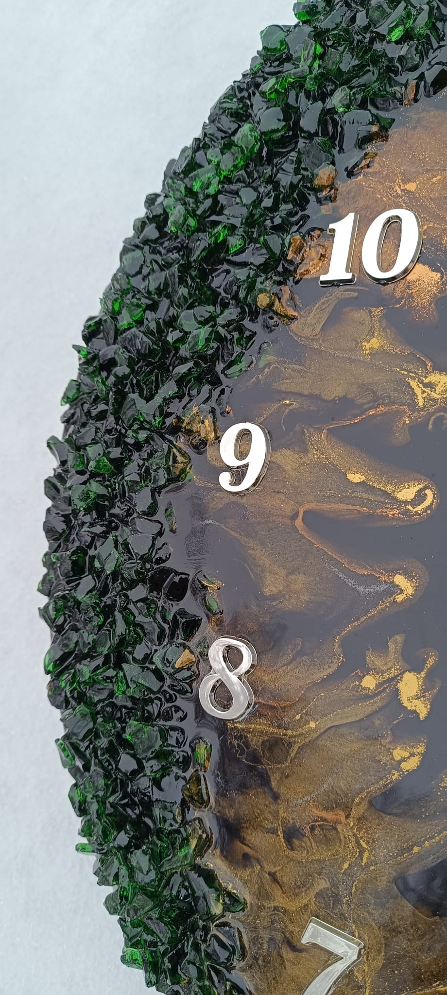 Nástěnné hodiny "Night in forest"