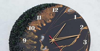 Nástěnné hodiny "Night in forest"